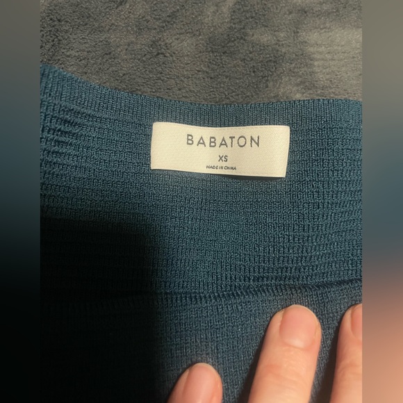 Babaton Charcoal Ribbed Sweater - Picture 2 of 2